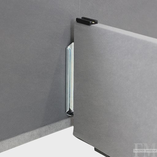 Кровать с подъемным механизмом «Регги», серая